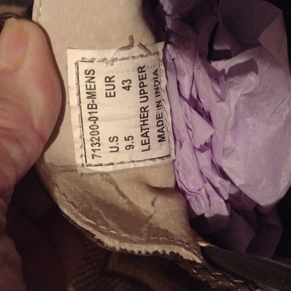 Men's Bass Dark Brown Bass Slip on leather shoes size 9.5 - Picture 8 of 8